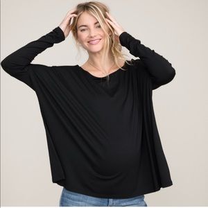 Hatch Collection Long Sleeve Tee - Maternity